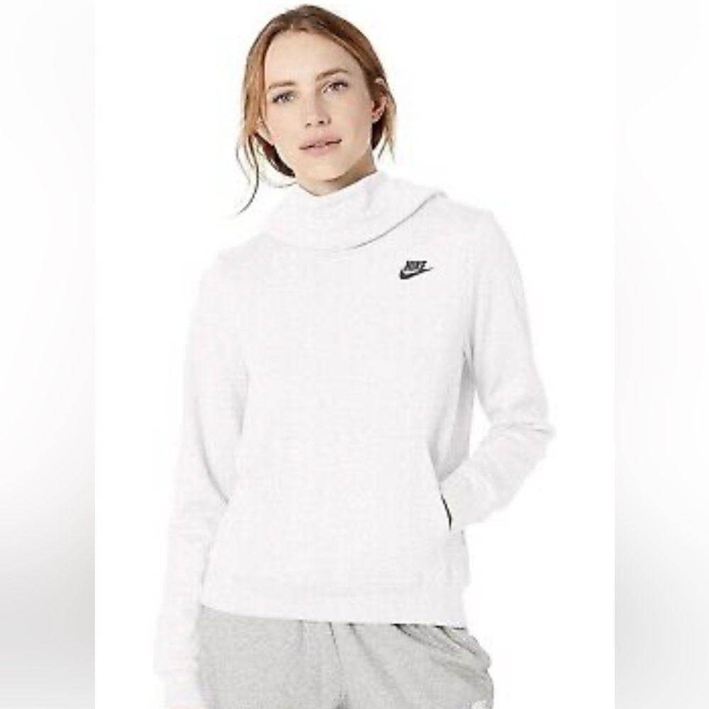 Nike funnel neck fleece hoodie